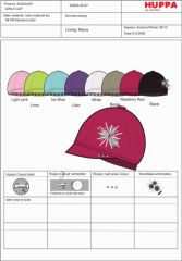 8320AA09 Girls`Hat, размеры 45,47,49,51,53,55,57