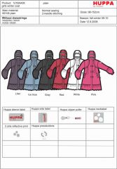 1218AA09 Girls` Winter Coat, размеры 98-152
