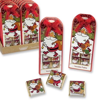 Подарок Деда Мороза с шоколадками 7609*